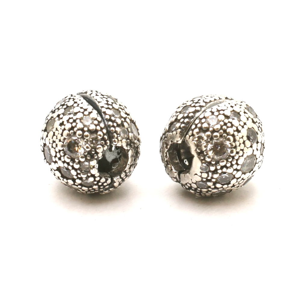 Two Authentic PANDORA Cosmic Stars Clips - 791286CZ - Picture 2 of 10